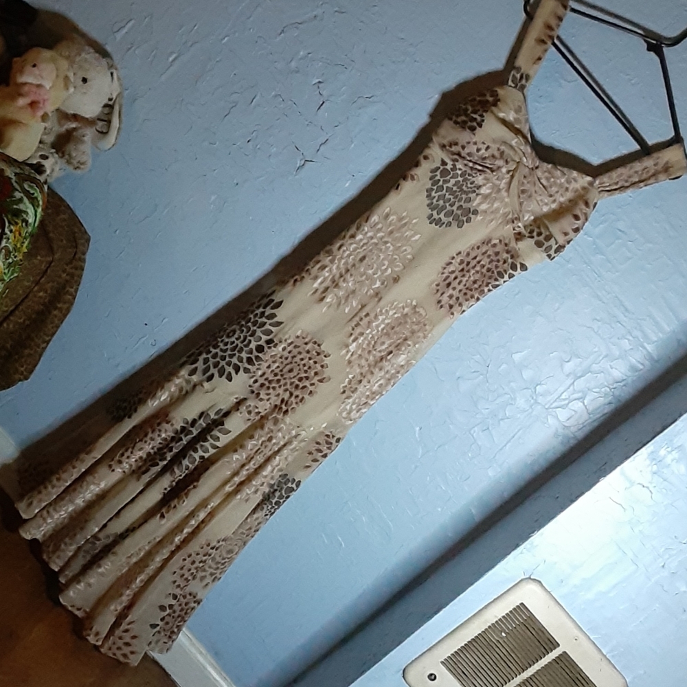 Gorgeous Earth Toned Floor Length Dress